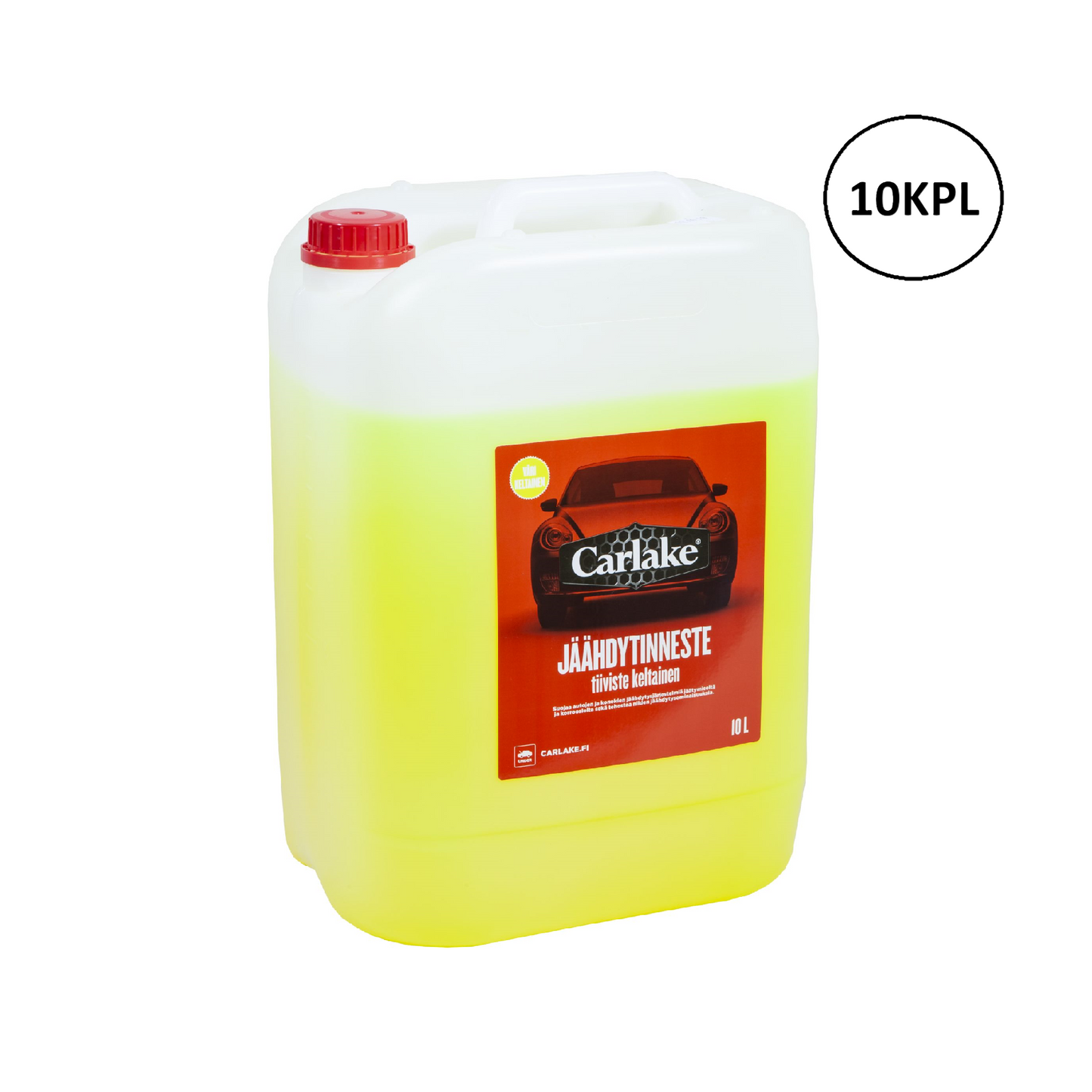 Carlake jäähdytinneste longlife keltainen - kannu 10l x 10kpl