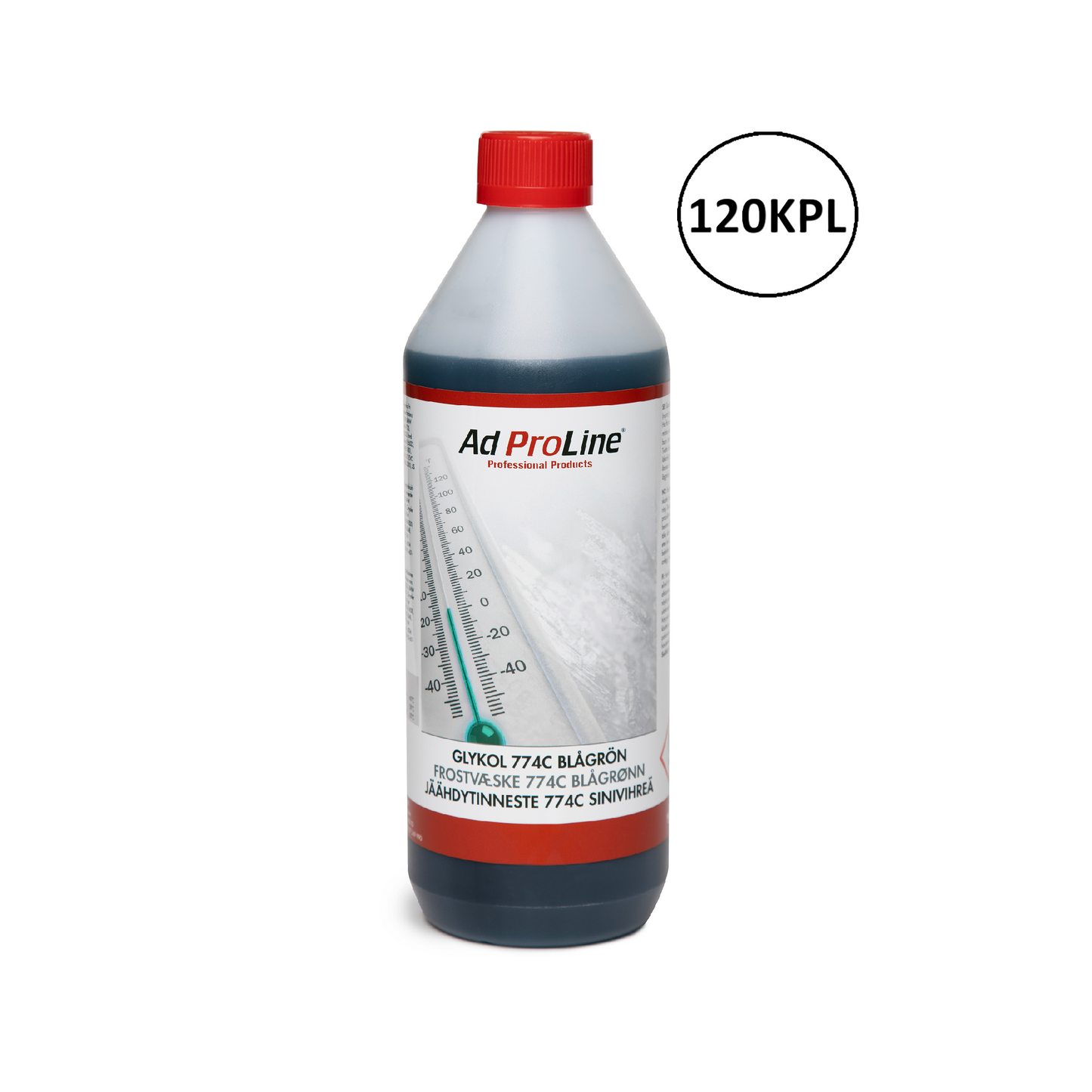 Arom-dekor Jäähdytinneste 774C OEM sinivihreä, tiiviste - pullo 1l x 120kpl