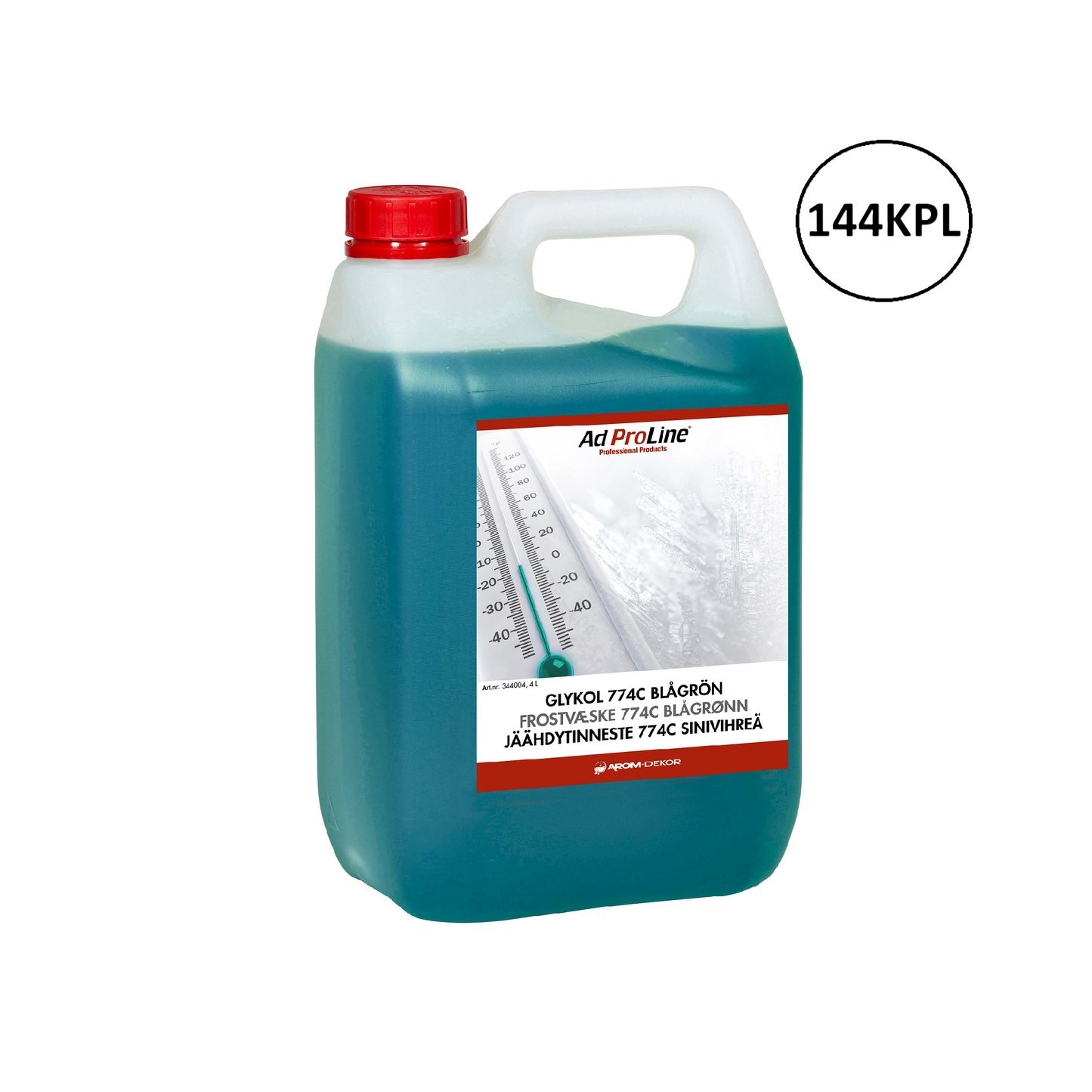 Arom-dekor Jäähdytinneste 774C OEM sinivihreä, tiiviste - kanisteri 4l x 144kpl