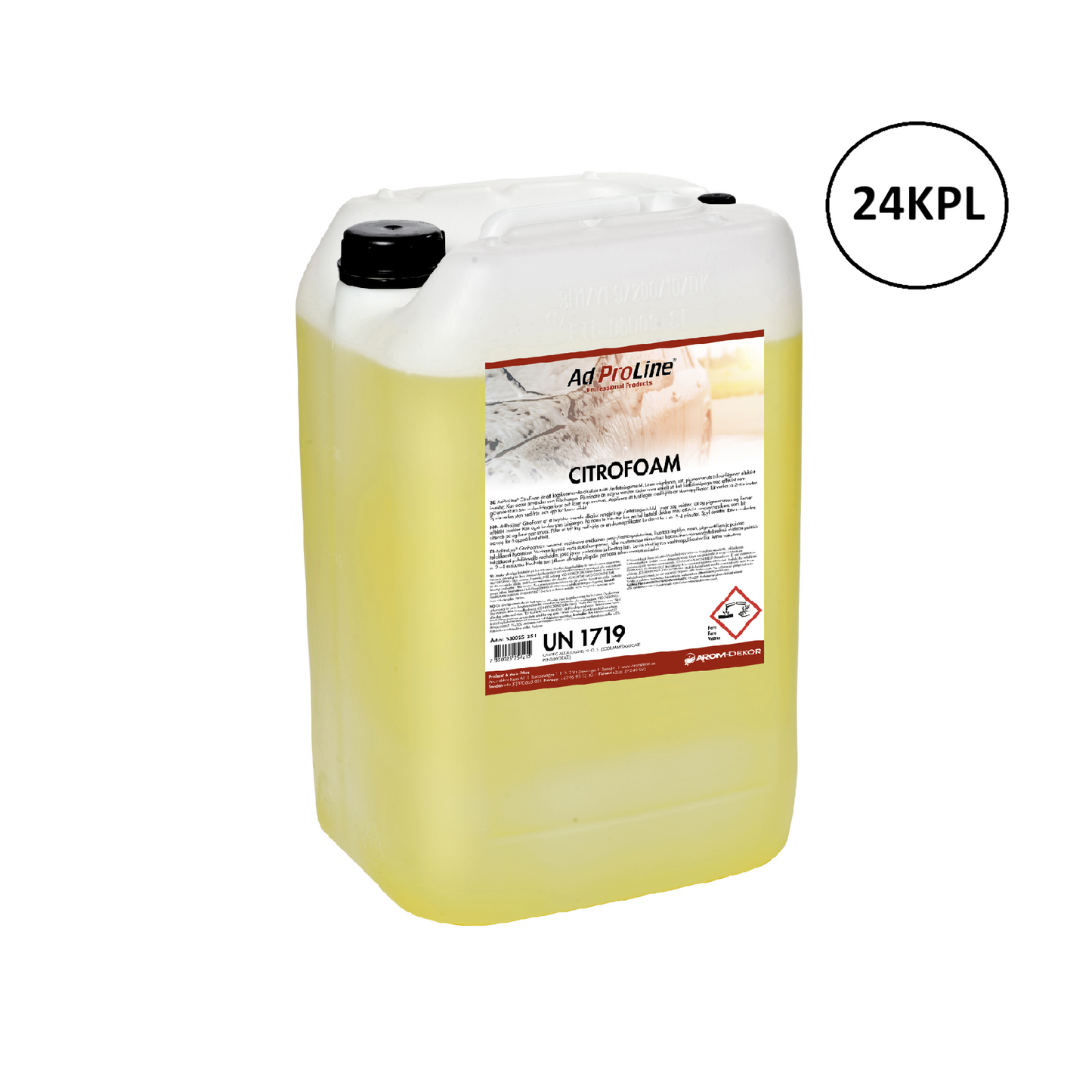 Arom-dekor CitroFoam - kanisteri 25l x 24kpl