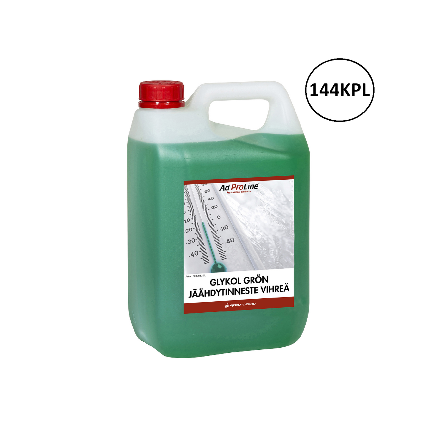 Arom-dekor Jäähdytinneste vihreä, tiiviste - kanisteri 4l x 144kpl