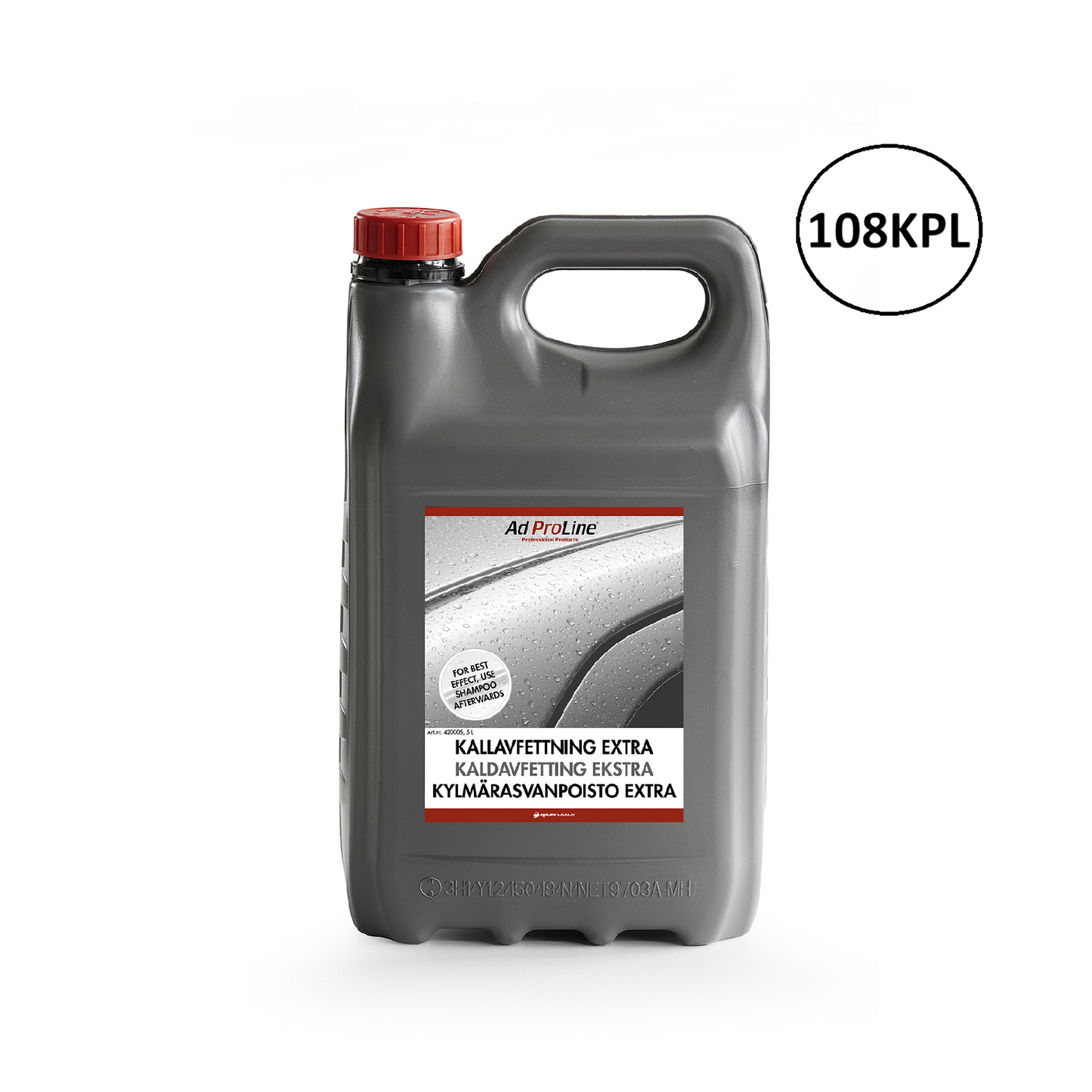 Arom-dekor Kylmärasvanpoistoaine Extra - kanisteri 5l x 108kpl