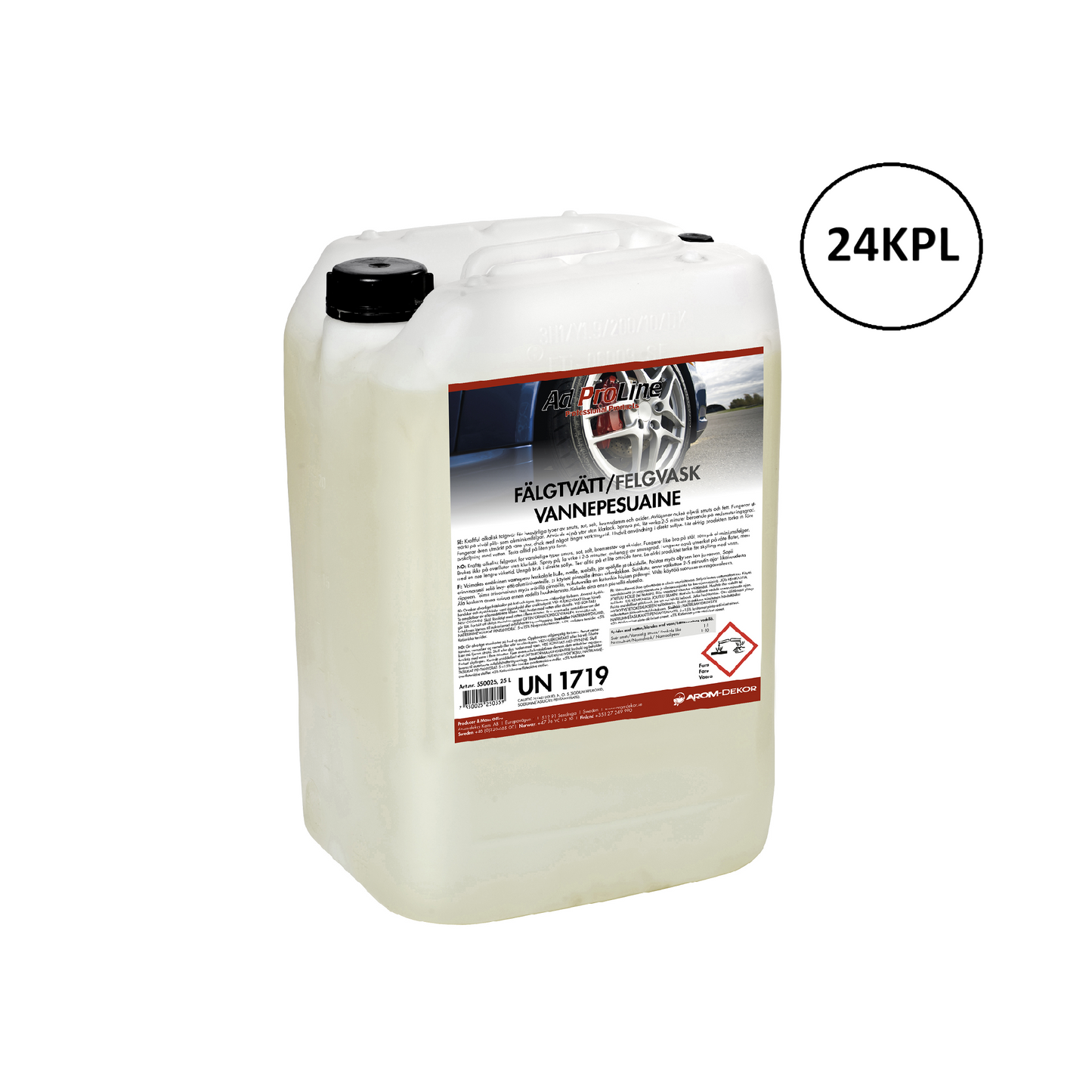 Arom-dekor Vannepesuaine - kanisteri 25l x 24kpl