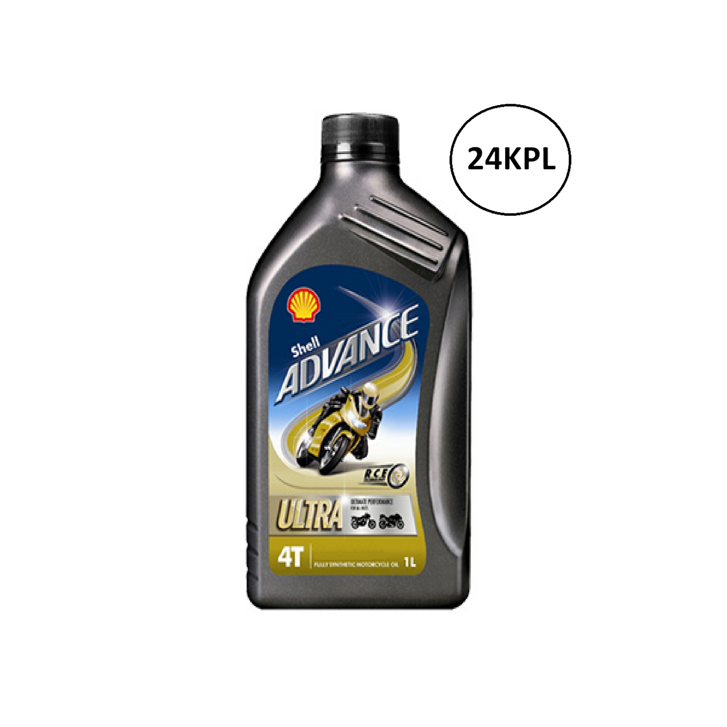Shell Advance 4T Ultra 10W-40 - pullo 1l x 24kpl