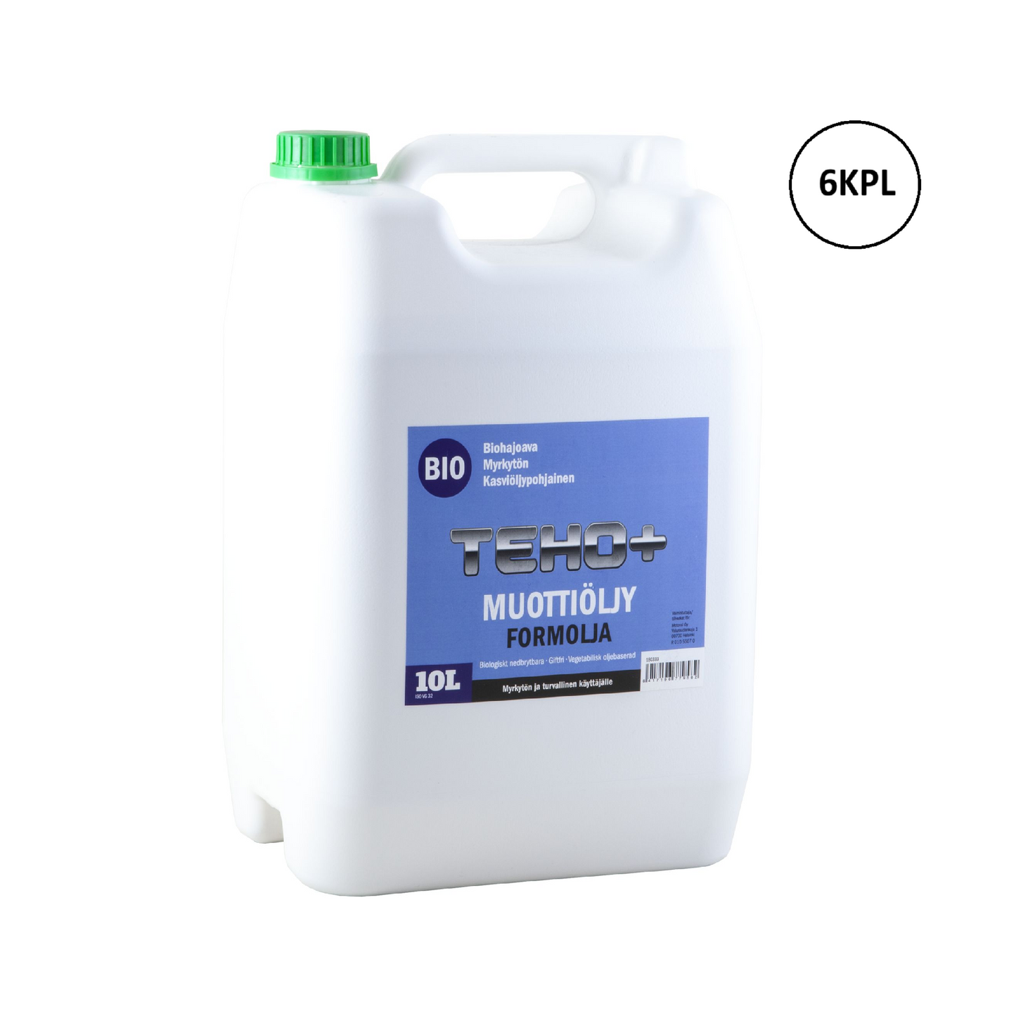 Teho+ Bio Muottiöljy 20 - kannu 10l x 6kpl