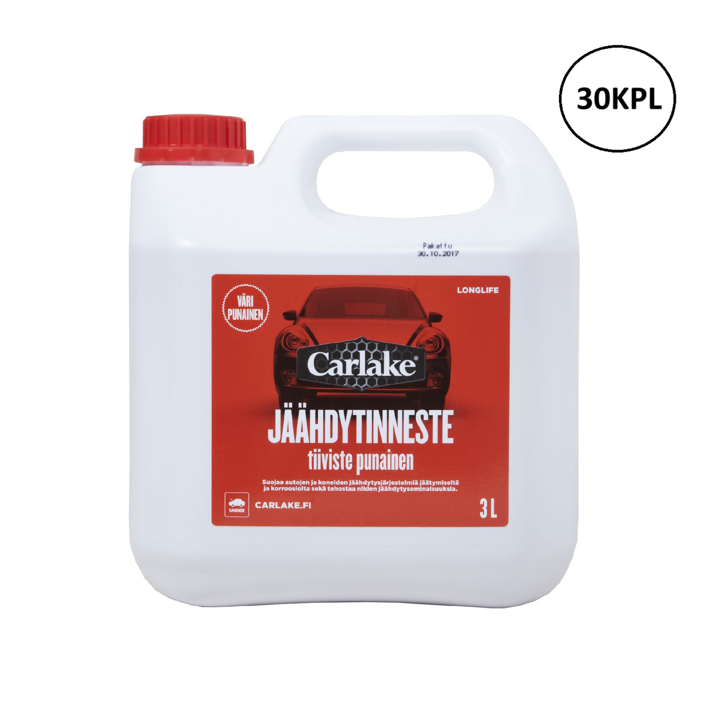 Carlake jäähdytinneste G12+ longlife punainen - kannu 3l x 30kpl