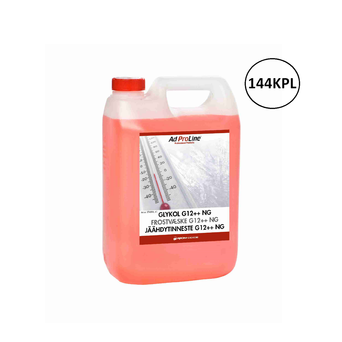 Arom-dekor Jäähdytinneste G12++ NG, tiiviste - kanisteri 4l x 144kpl