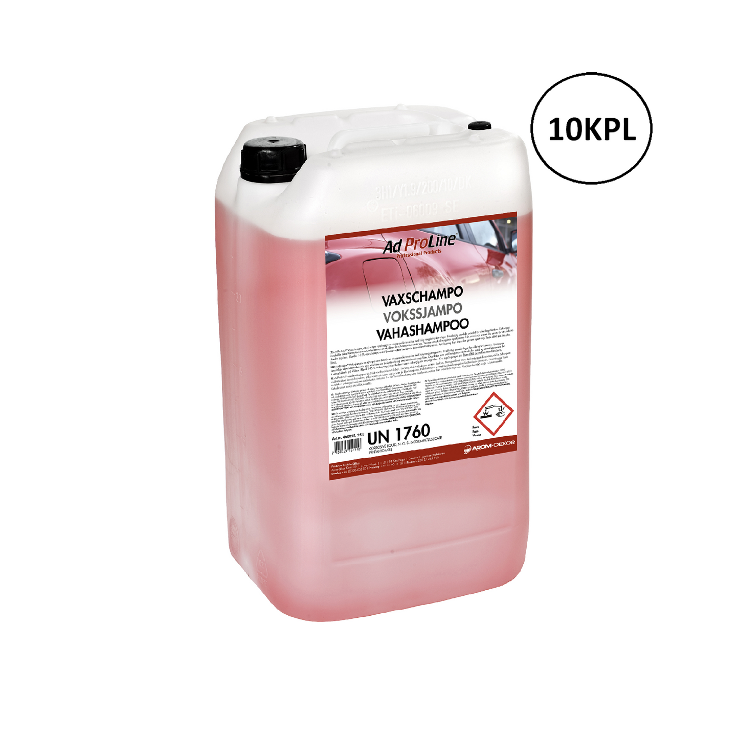 Arom-dekor Vahashampoo - kanisteri 25l x 10kpl