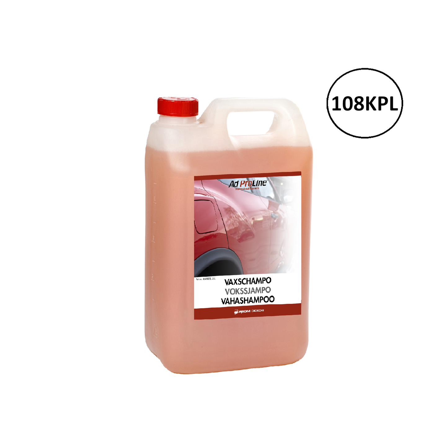 Arom-dekor Vahashampoo - kanisteri 5l x 108kpl