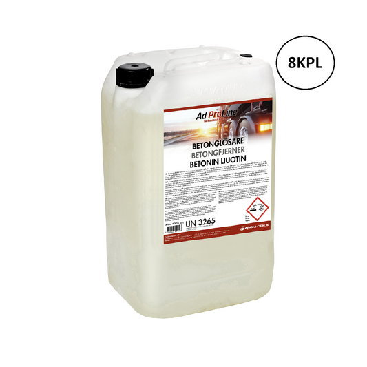 Arom-dekor Betonin liuotin - kanisteri 25l x 8kpl