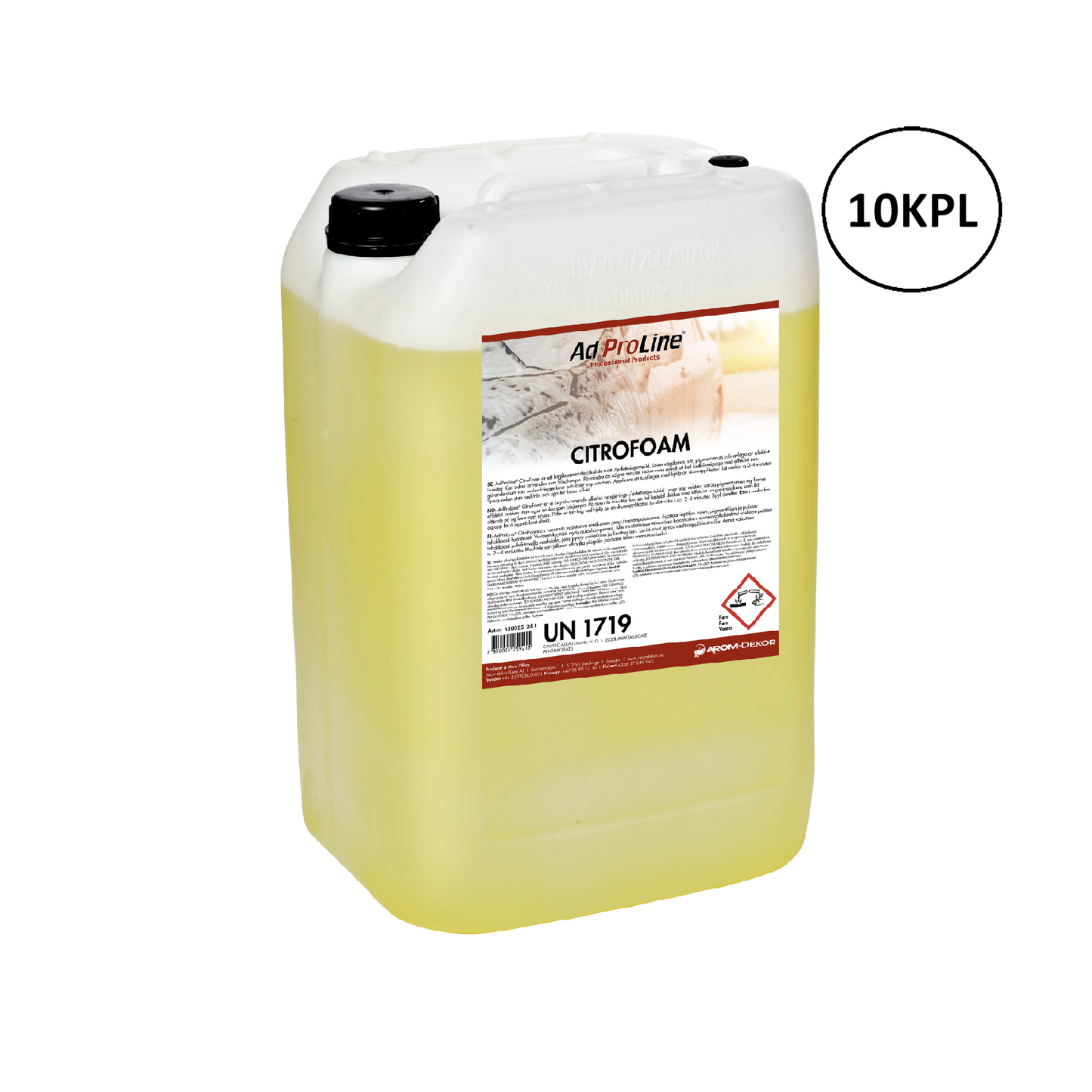 Arom-dekor CitroFoam - kanisteri 25l x 10kpl