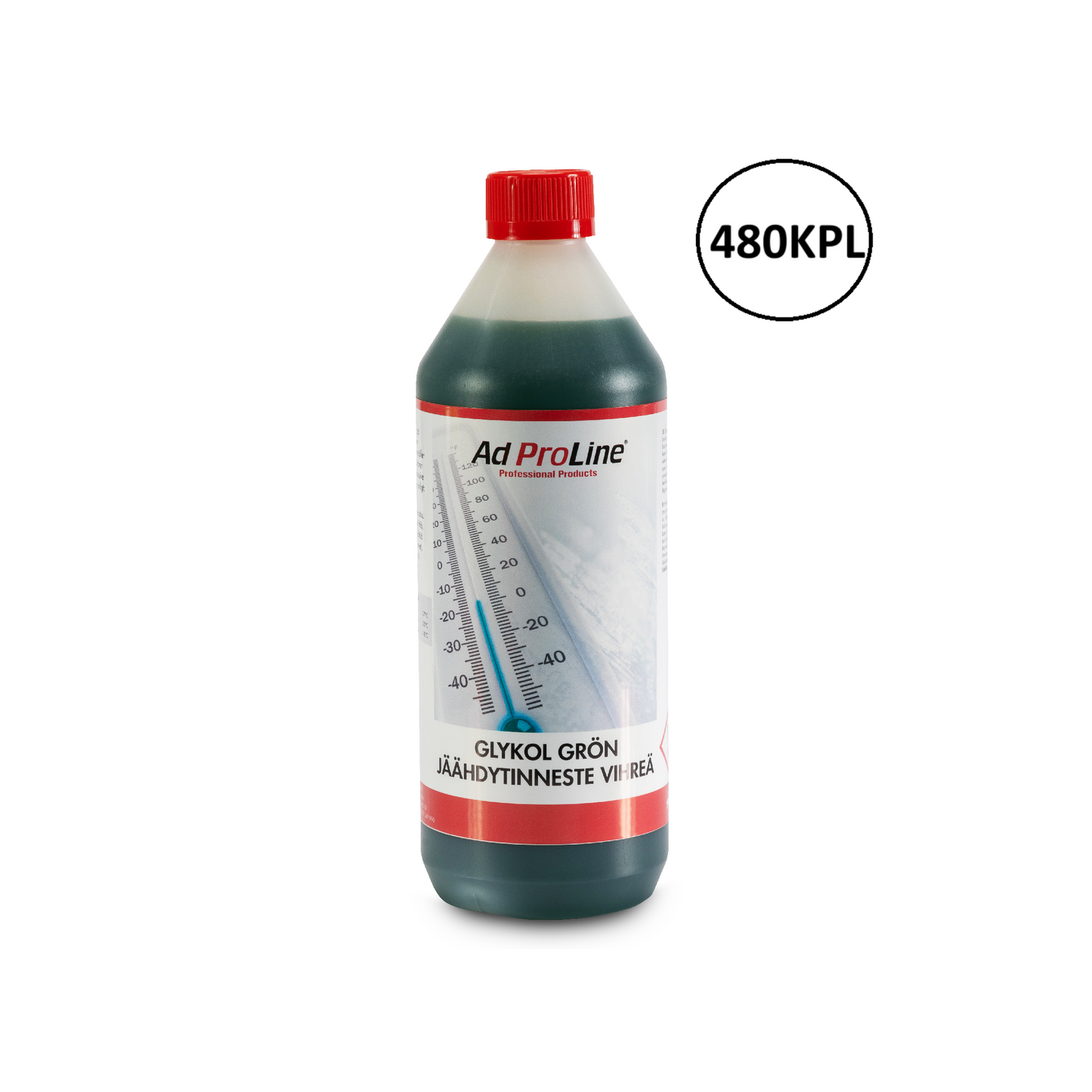 Arom-dekor Jäähdytinneste vihreä, tiiviste - pullo 1l x 480kpl