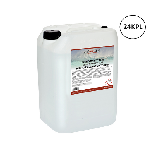 Arom-dekor Mikrorasvanpoistoaine - kanisteri 25l x 24kpl