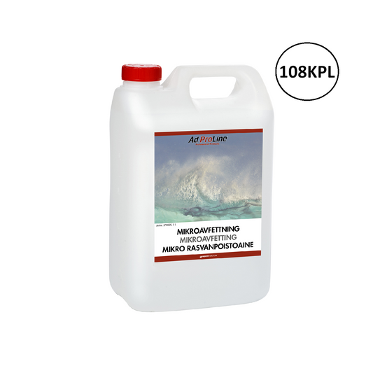 Arom-dekor Mikrorasvanpoistoaine - kanisteri 5l x 108kpl