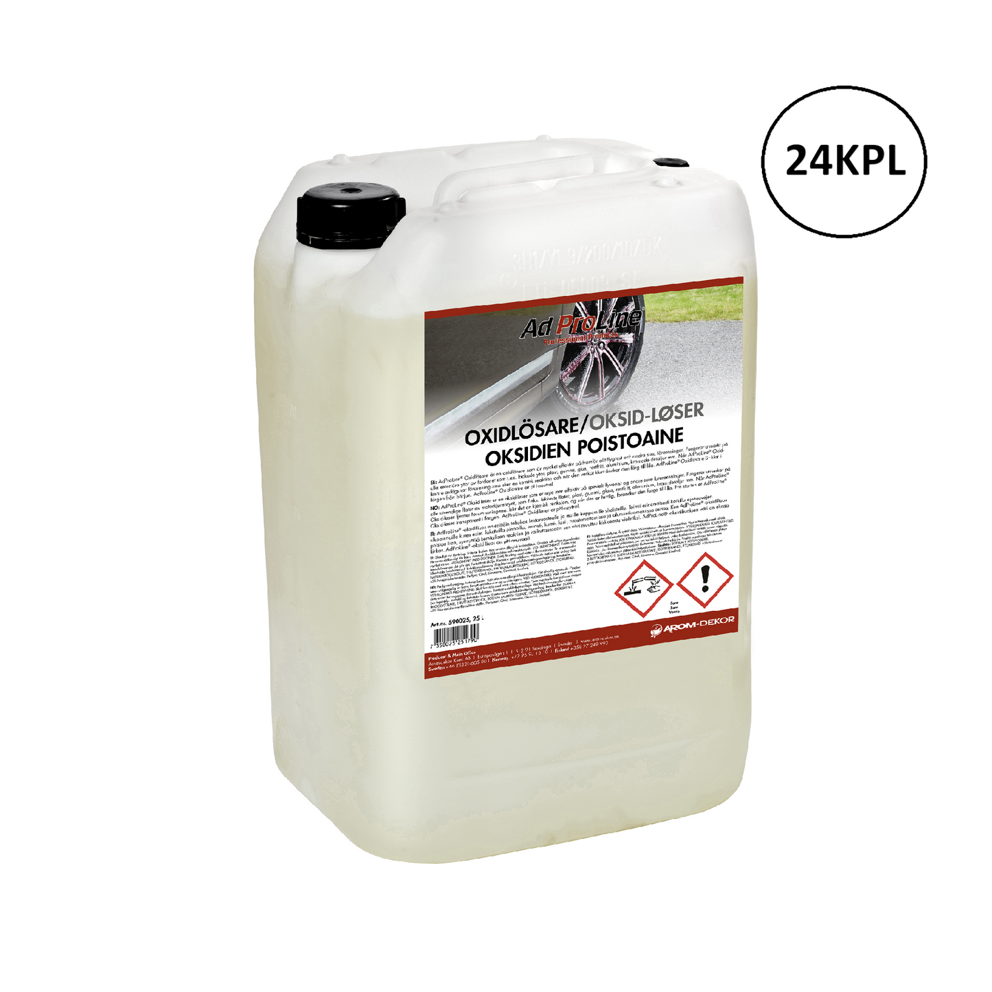 Arom-dekor Oksidiliuos - kanisteri 25l x 24kpl
