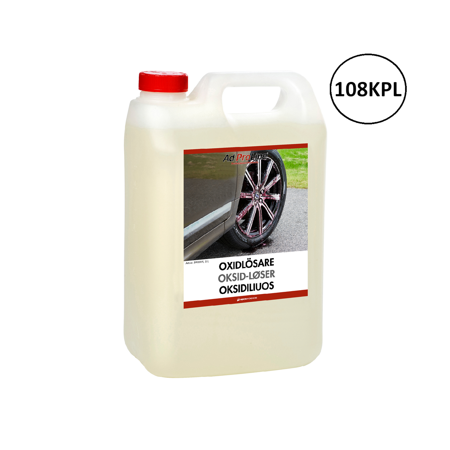 Arom-dekor Oksidiliuos - kanisteri 5l x 108kpl