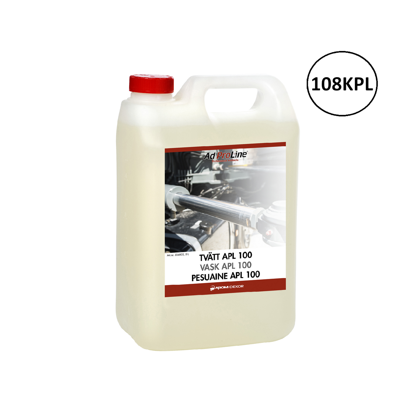 Arom-dekor Pesuaine APL-100 - kanisteri 5l x 108kpl