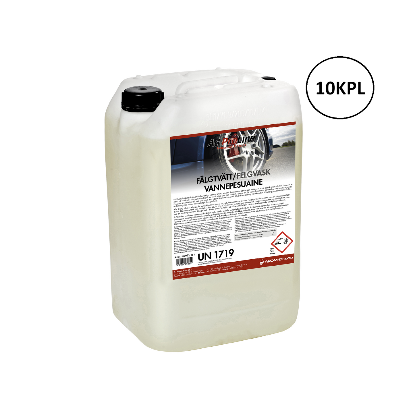 Arom-dekor Vannepesuaine - kanisteri 25l x10kpl