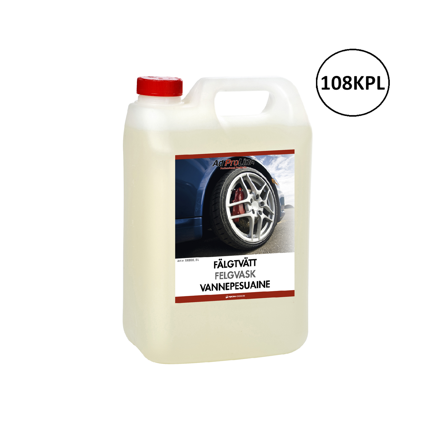 Arom-dekor Vannepesuaine - kanisteri 5l x 108kpl